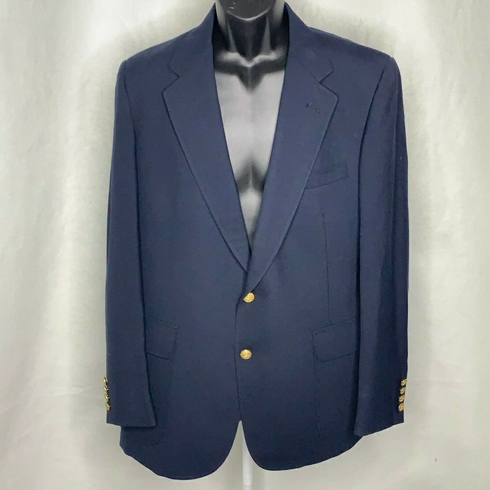 Vintage Cricketeer Sport Coat Navy 44 Skipper